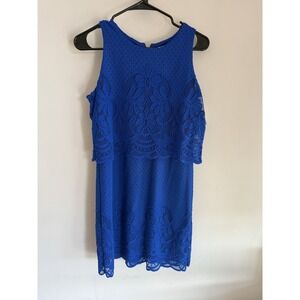 Charter Club Lace Popover Sheath Dress Size PM